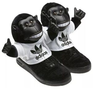 Jeremy Scott x Adidas JS Gorilla High Top Sneakers